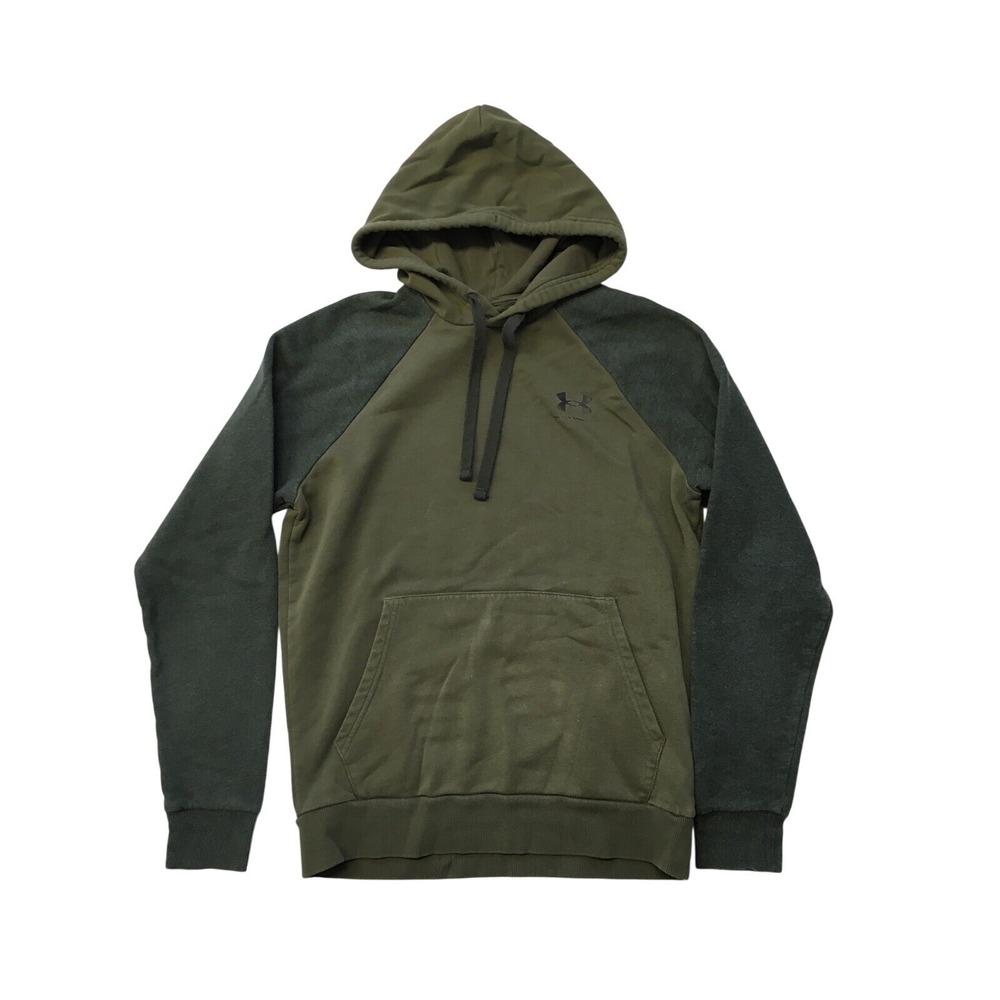 Under Armour MEN'S Hoodie Loose COLOR  Two‎ Toned Green Long Sleeve Size Sm